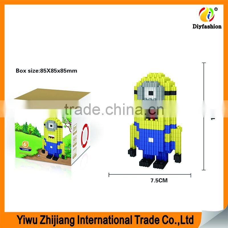 Hot Sale Plastic Building Hollow Blocks Mode 3D Diamond Blocks Educational Toys for Childrens