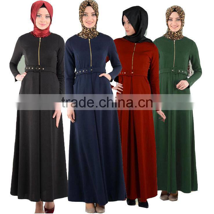6 color chiffon muslim dress/ oyid six color muslim islamic fashionable abaya kaftan dresses/fancy dl islamic muslim dress