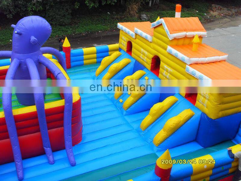 HI Children games inflatable amusement park toys, outdoor inflatable playground equipment