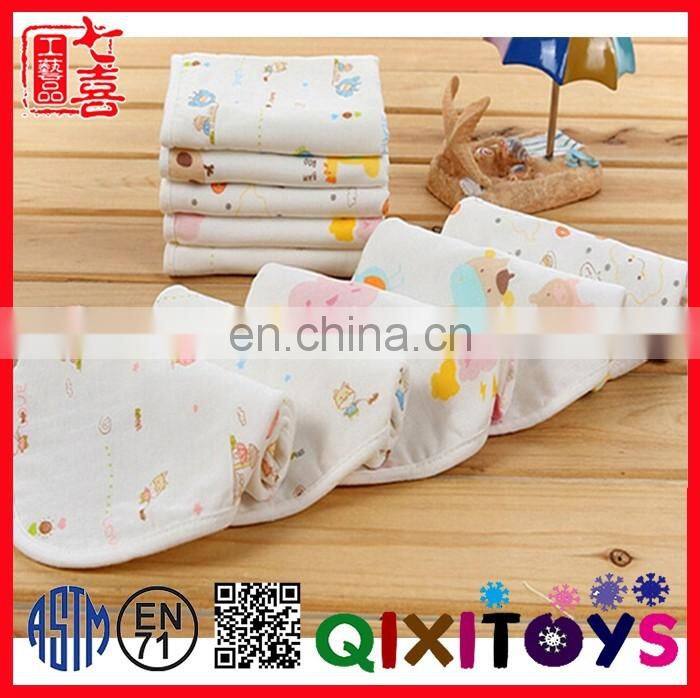 wholesale terry cotton baby face towel bamboo muslin baby washclothes with printing