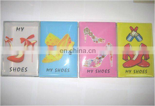 clear plastic shoe box with handle