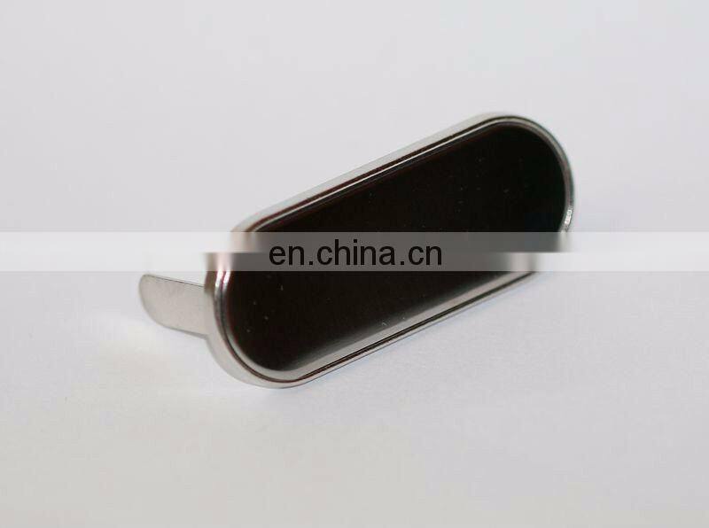 New design decoration handbag parts accessories metal gold labels hanging tags for bag wholesale