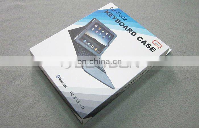 Folding Leather Protective Case Bluetooth Keyboard for iPad