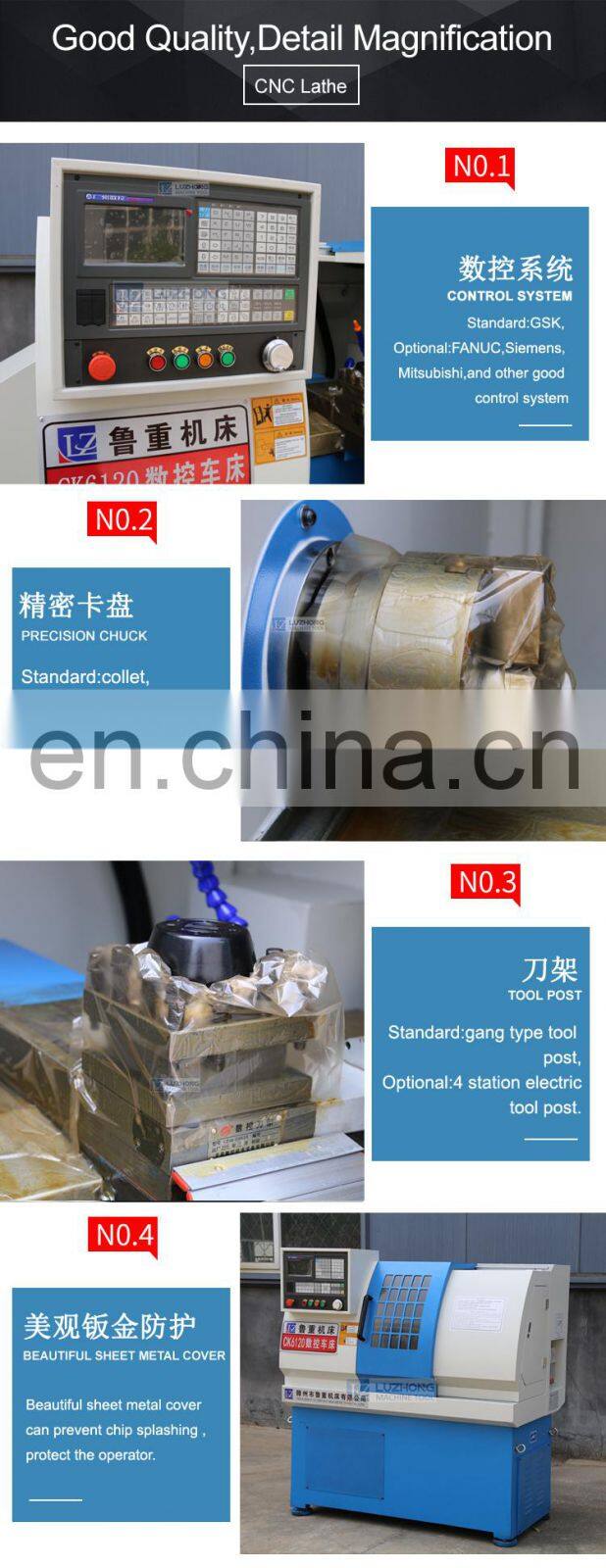 CNC Lathe Machine CK6125 6130 6132 6136 Flat Bed CNC Lathe Price