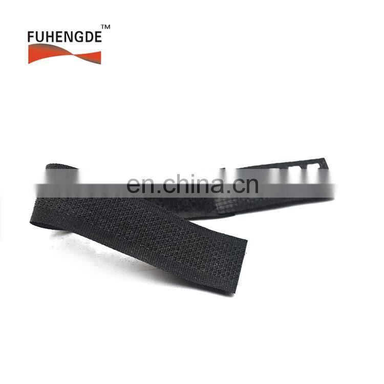 hook and loop custom self grip cable tie wrap