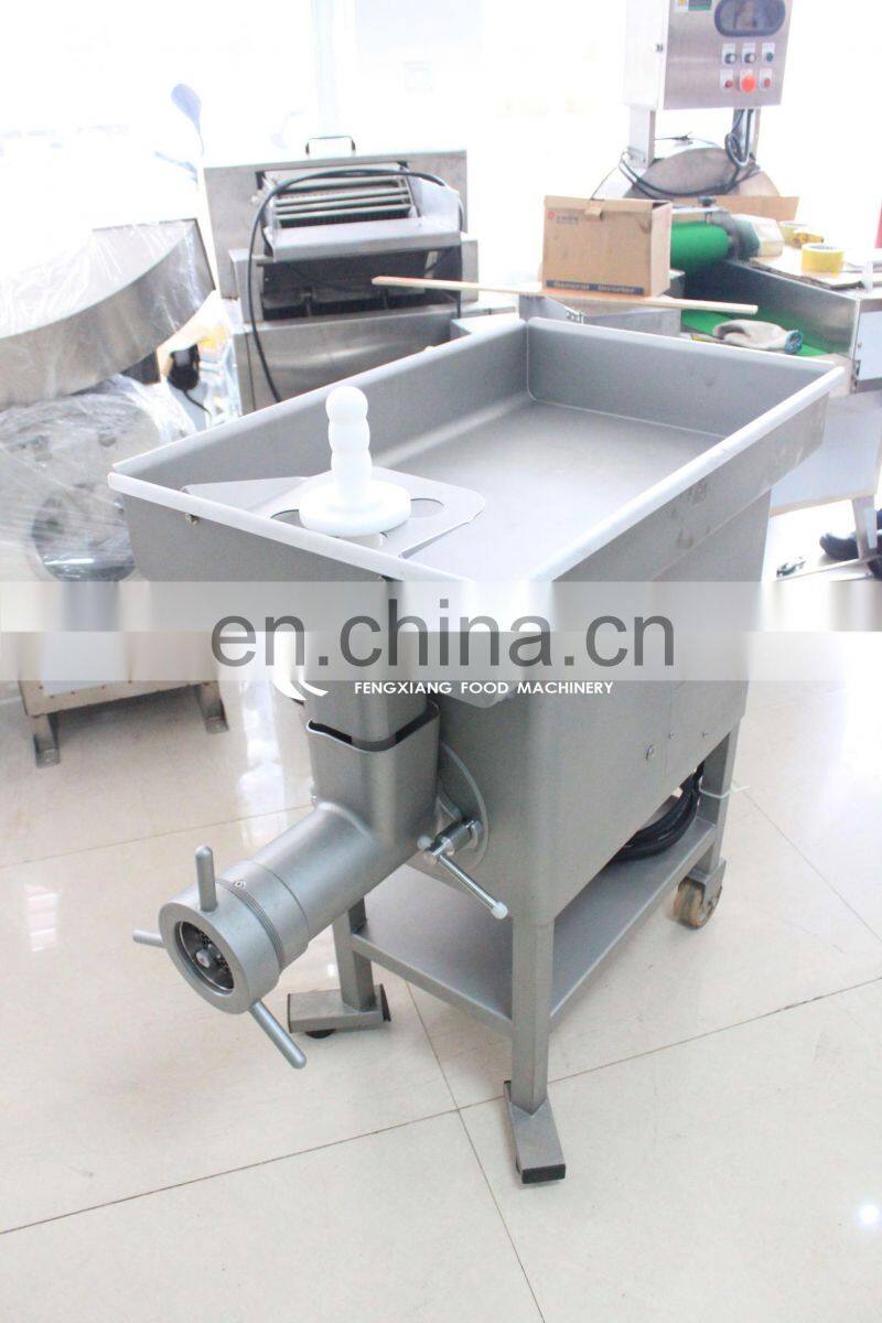 FK-332 Automatic Grinder Type Meat Fish Mincer Paste Making Mincing Machine with table size