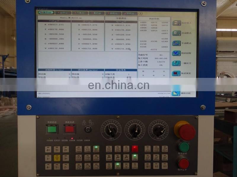China famous brand aluminum 4axes cnc machining centres