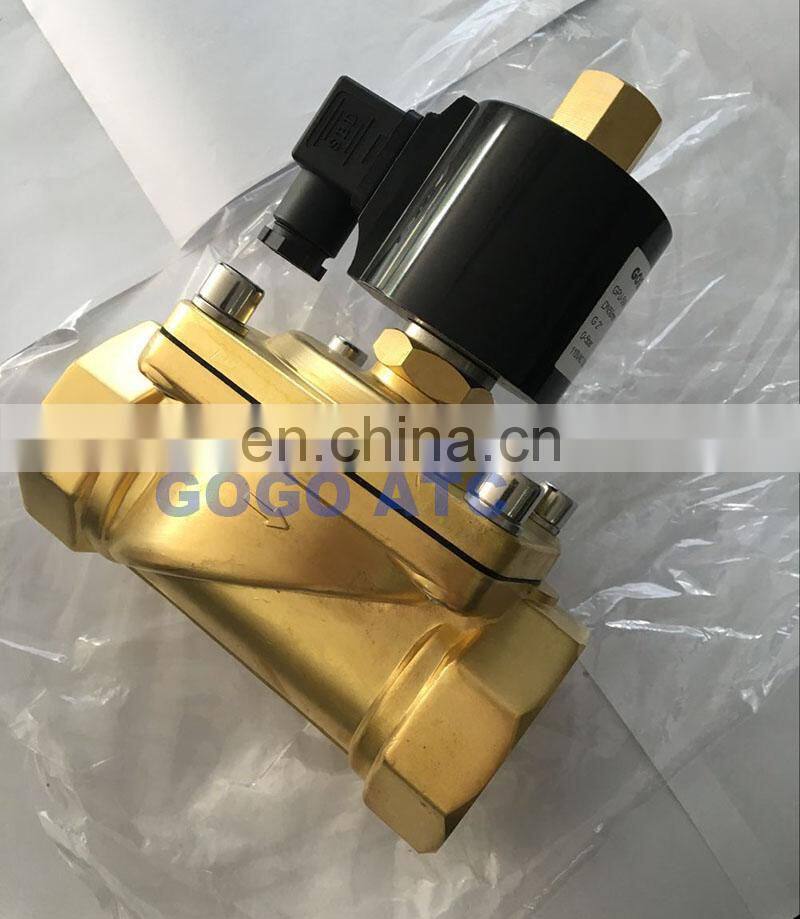 GOGO 2 way brass Normally open large 2 inch water solenoid valves for irrigation price cheap 220v ac 50mm zero pressure start