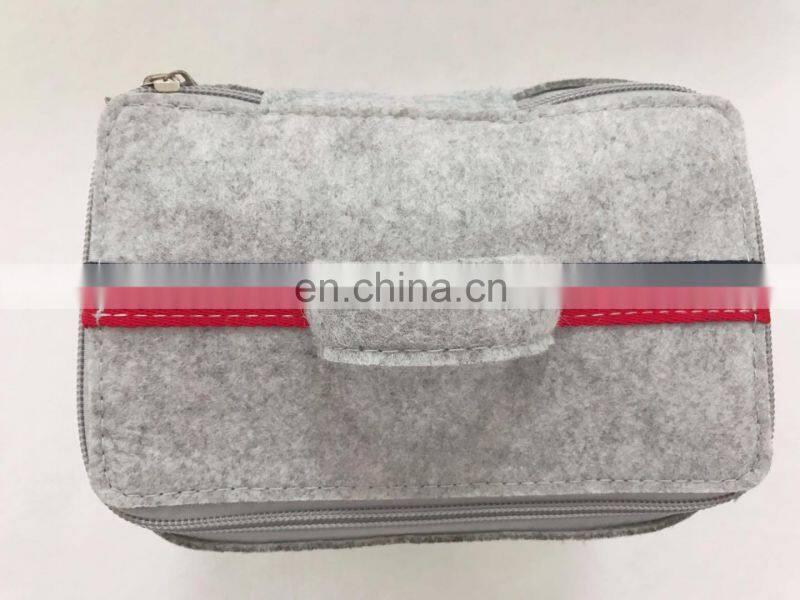 High Quality Felt Material Outdoor Picnic Lunch Bag