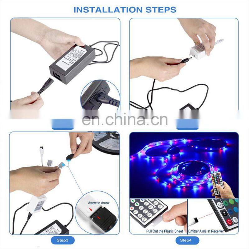 Wholesales led flexible lights four in one dimming RGBW strips
