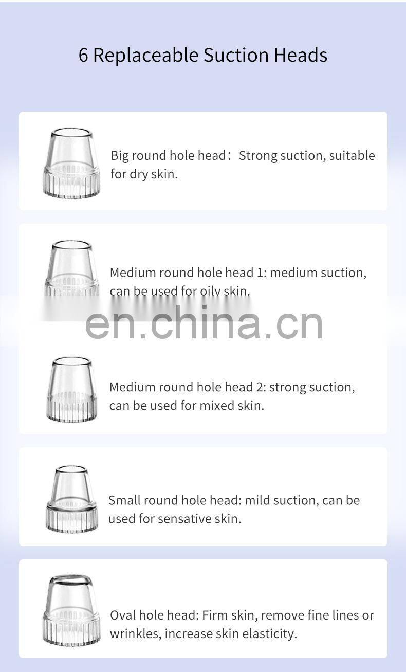 Popular Facial Beauty Blackhead Remover Tool Kit Stock Blackhead Removal with Advanced Vacuum Technology