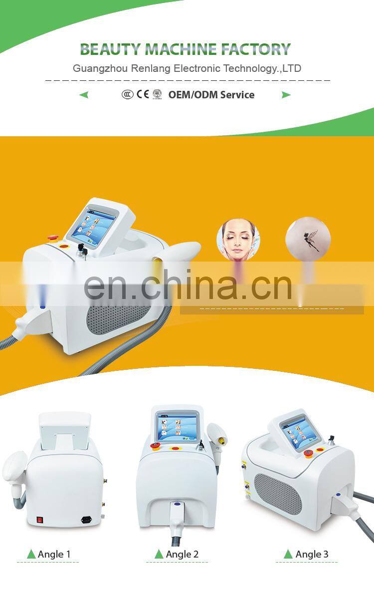 good quality q switch laser tattoo removal skin rejuvenation renlang