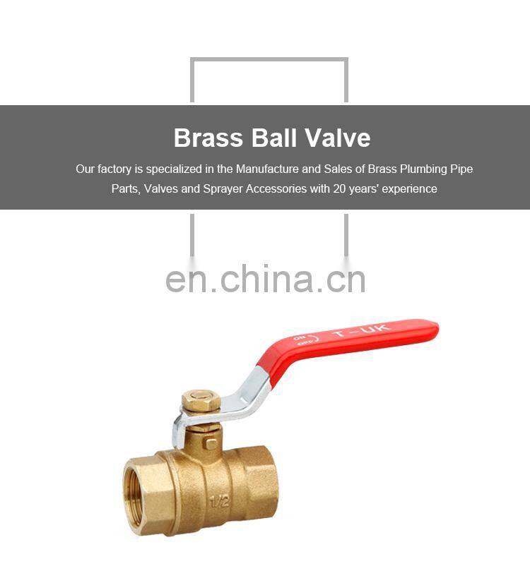 dn20 2pc lever ball valve