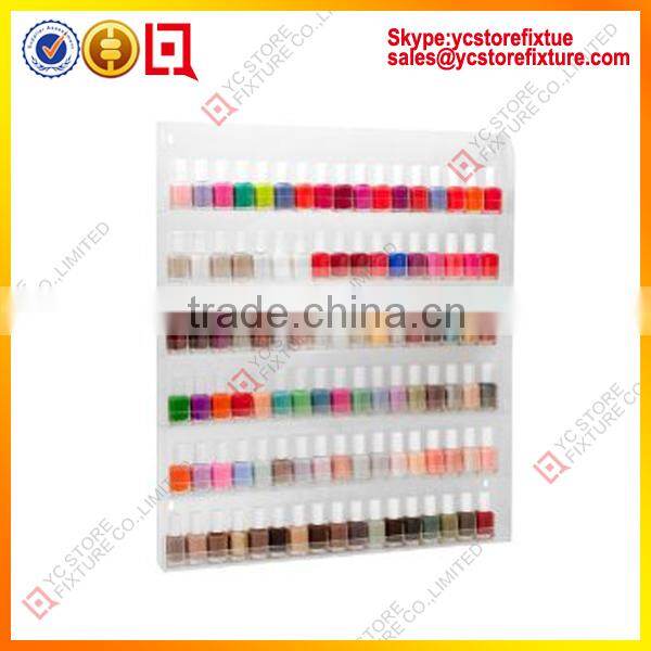 Acrylic nail polish display holder