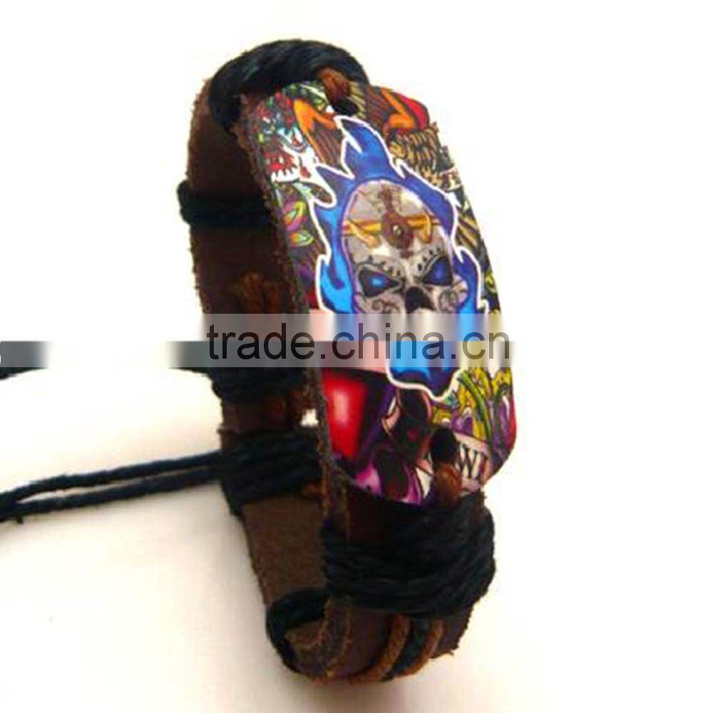 Hot Sale Thermal Transfer Leather Bracelet Wholesale