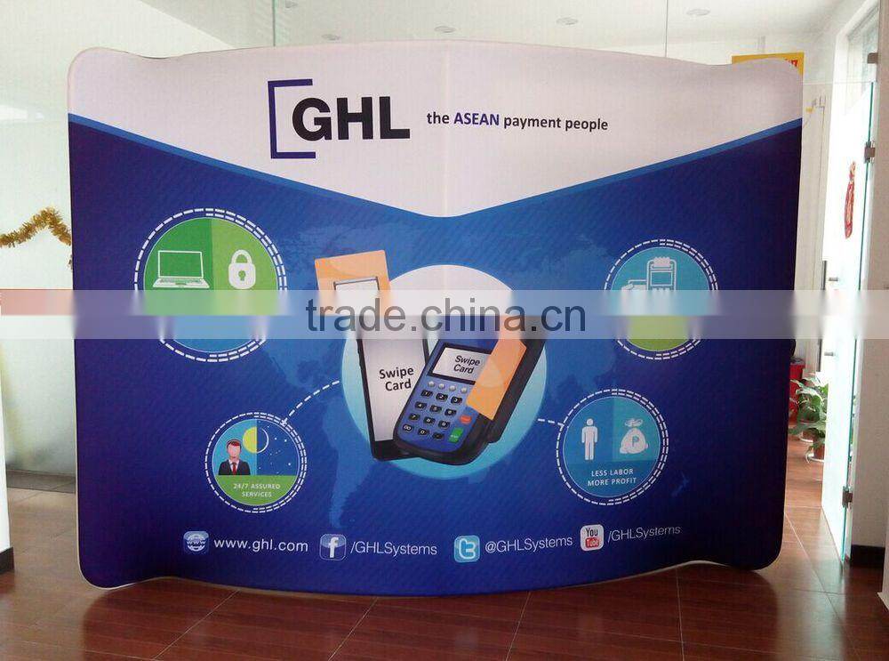Wholesale Curved Picture Frame,Fabric Roll Display Stands,Trade Show Tension Fabric