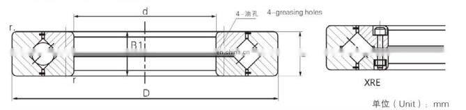 Cross roller bearing Turntable Slewing Bearing RE3010 XRE3010