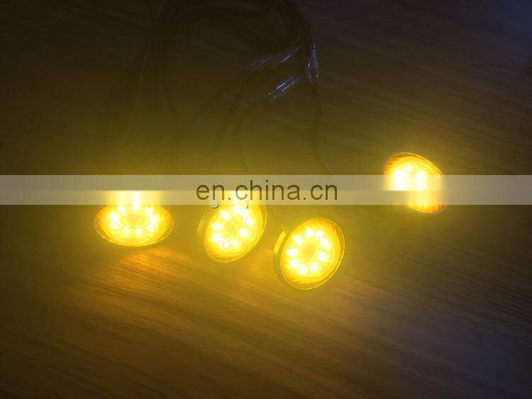 4 pieces led grille lights led fog/driving lights for jeep jl JL1189