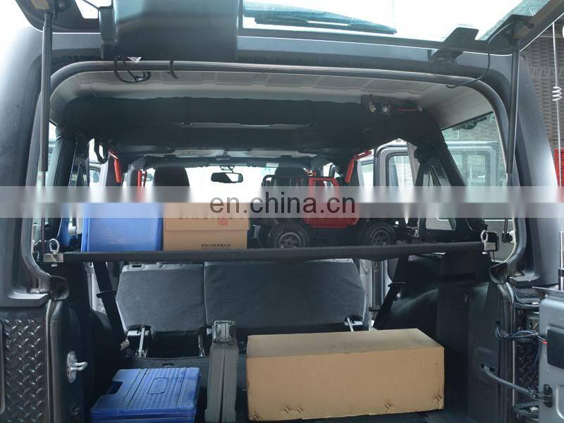 4x4 Black Rear Cargo Cover for Jeep Wrangler JK JL auto Accessories 4 Doors Trunk Cover