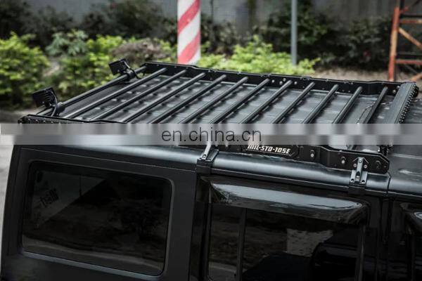 Aluminum Roof Luggage for Jeep Wrangler JL 18+ 4x4 Accessories Manufacturer Black Car Roof Racks