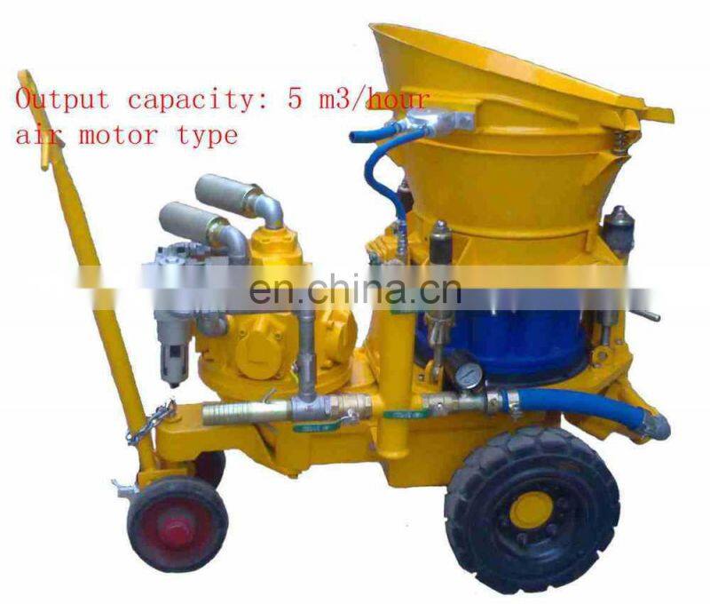 PZ-5 made in China dry gunite machine for middle east market