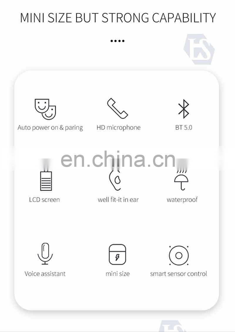 Hot Sale M1011 With Charger Box Waterproof Sport Gaming TWS headphone wireless earphones 5.0 headset with microphone