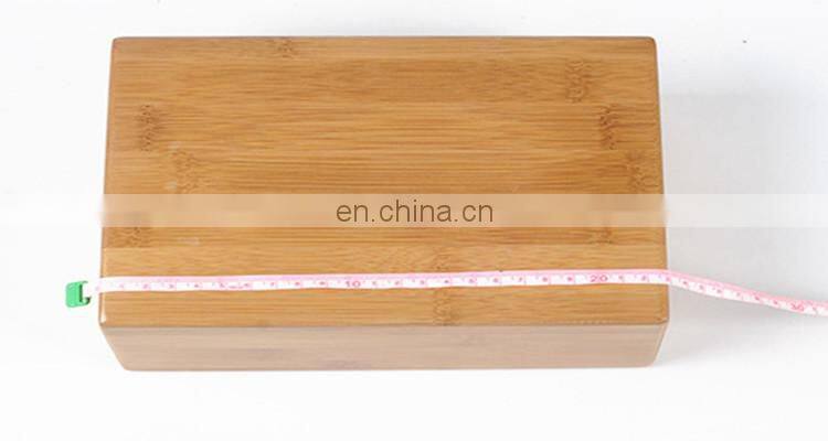 Bamboo Yoga Block ,Support Brick to Deepen Poses, Improve Strength and Aid Balance and Flexibility