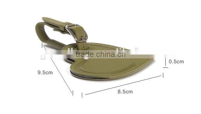 colorful genuine cowhide leather luggage parts baggage tags travel accessories for decoration