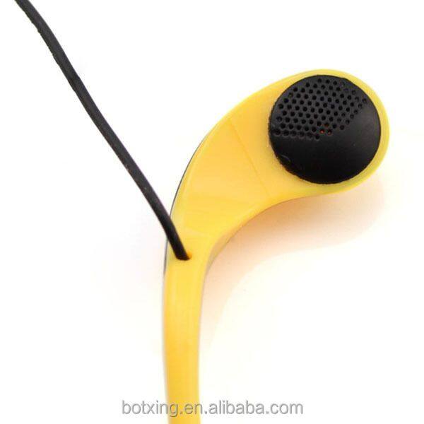 3.5mm wired in ear ultralight sport running headband headphone for mobile phone