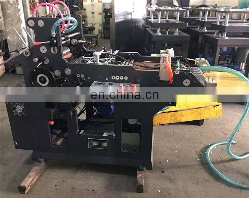 ZF250S Automatic europe Russia Ukraine romania seed paper bag folding and gluing machine with euro hanging hole