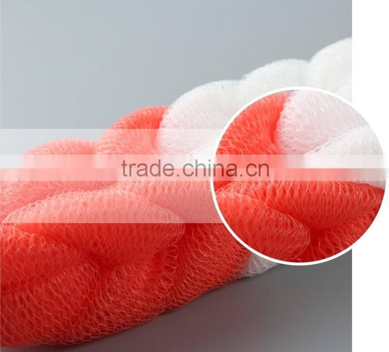 Exfoliating bath foam sponge