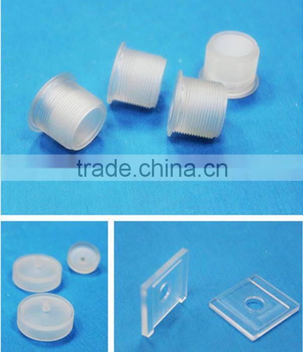 Plastic components machined from PVC