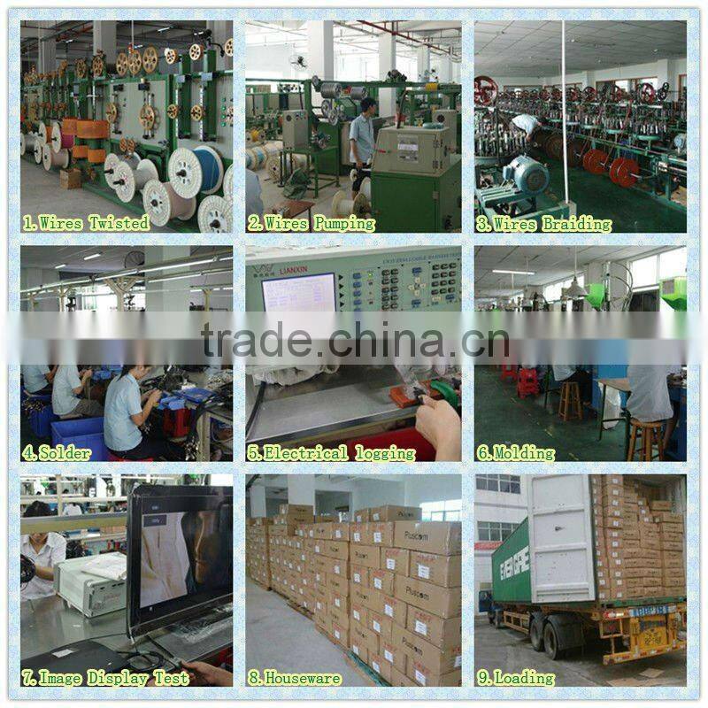 USB Cable 2.0 A type male to male colorful USB cable