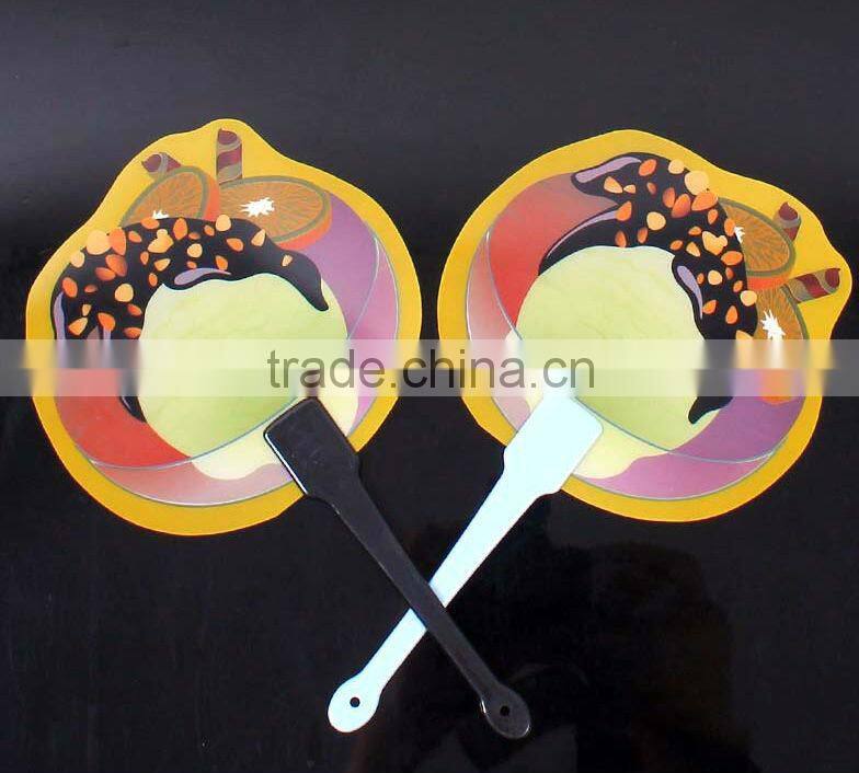 Factory customized gifts Plastic hand fan/ Quallity PP fan travel souvenir fan