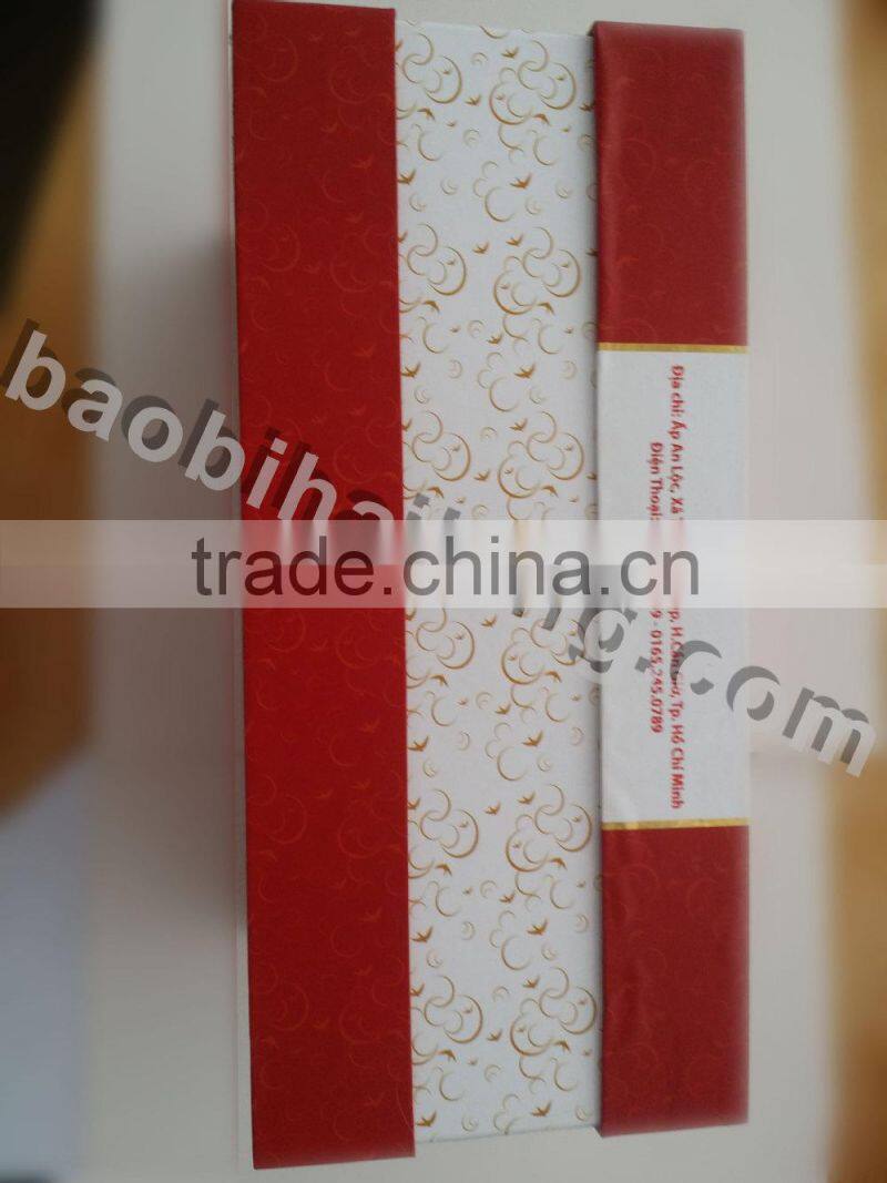 packaging red box with for Can Gio birdnest / GiaTuong Company