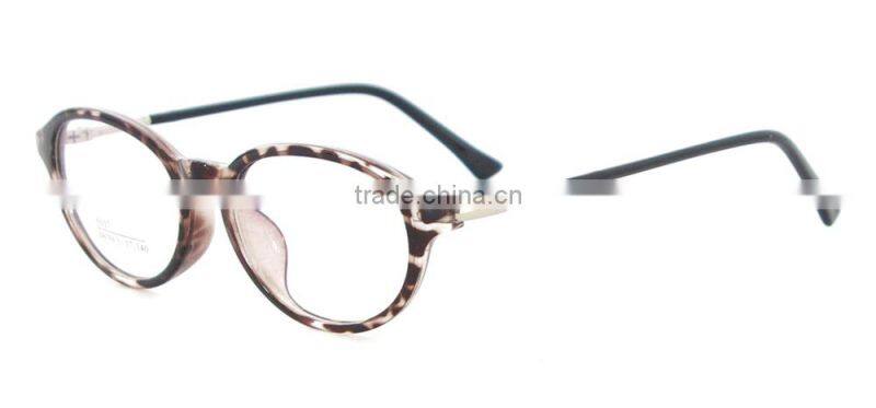 TR90 mixed material oval style 2014 trendy optical eyewear from china wholesale display stand for women