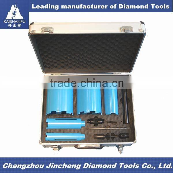 Diamond core drill bits tool kit