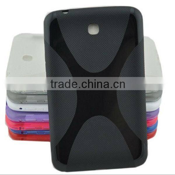 Hot Selling X Shape Tpu Cover For Samsung Galaxy P3200 Tab3 7.0 Cover