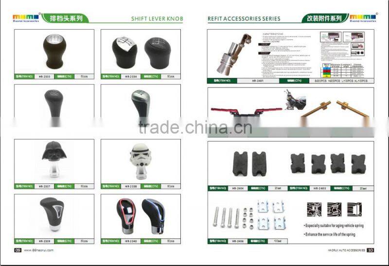 HR-2323 HIGH QUALITY HAOER Auto Stalls Head Diamond Car Shift Knob Gear Head Shift Lever Transmission Shift Knob