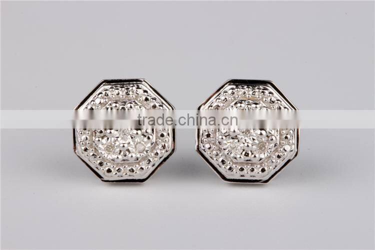 2015 smart earring designs 925 silver sterling brand name silver jewelry