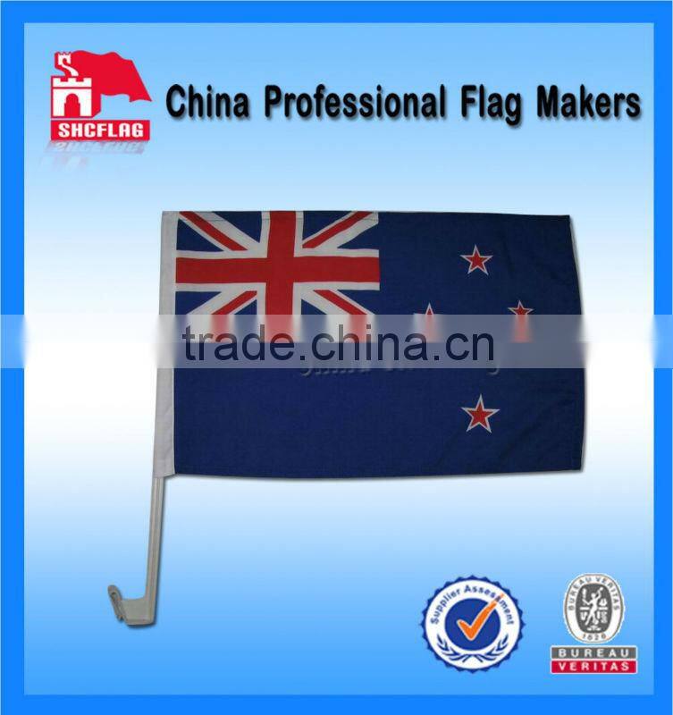 Mexican and American Car flags with 50 cm plastic pole