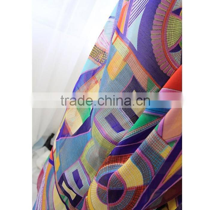 Colorful Tassels Printed Women Lady Daily Holiday Travelling Pashmina Shawl