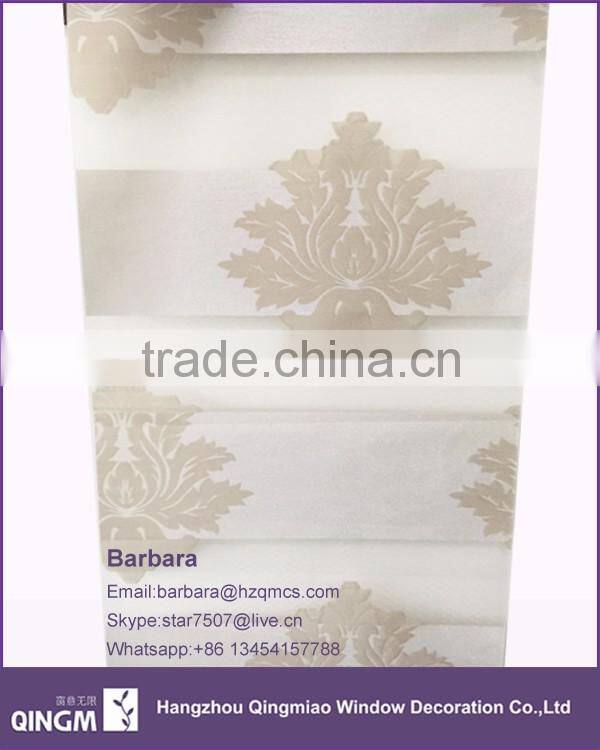 China home decoration modern latest window designs zebra blinds for living room