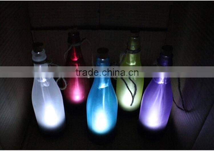 Solar energy bottle lamp outdoor handmade decorative hanging oil lamp