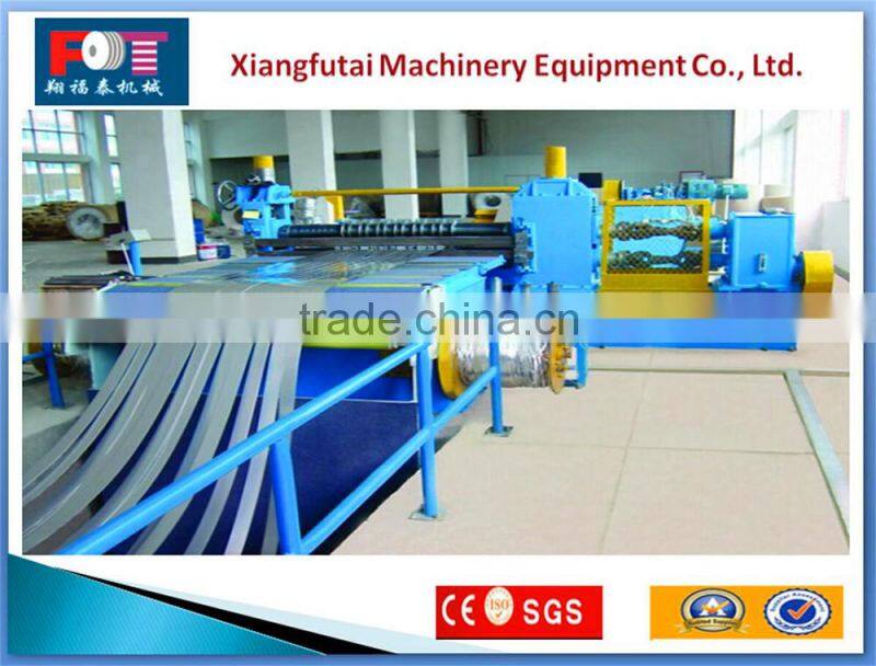 Metal coil metal sheet cutting to length line
