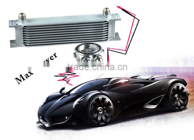 Auto Aluminum Different Row With Different Adapter oil cooler kit Suit for Racing Cars
