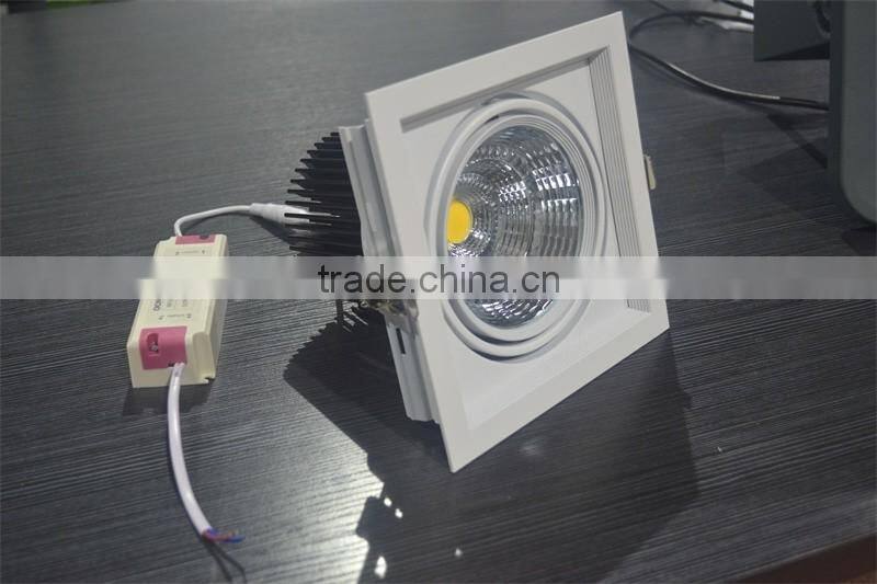 New product led square downlight 40w 230v warranty 2years aluminum