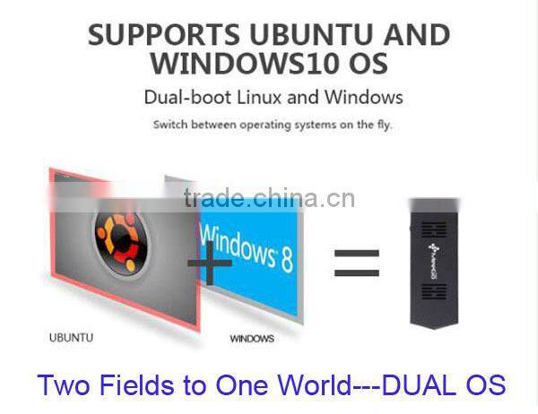 The smallest EMMC Compute Ultra Mini PC Intel z3735f HDMI Quad Core Windows 8.1 & Unbuntu with 802.1 Wifi