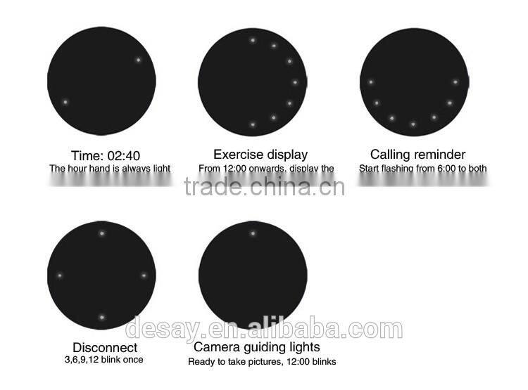 Desay Pedometer Sleep Sport Data Share Take Photo Anti-lost BT4.0 Smart IOS Android Watch Bracelet DS-B505