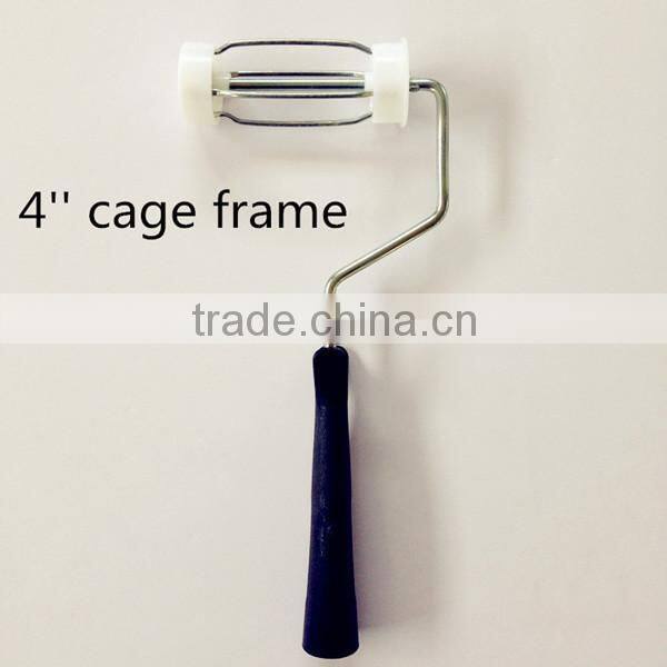 zinc plating chrome plating black pp handle paint roller cage frame